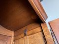 Wardrobe Vintage French Louis XVI Style Four Door Oak Carved Armoire LOT 612617
