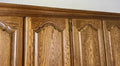 Wardrobe Vintage French Style Four Door Carved Armoire Cabinet LOT 61197