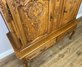 Cabinet Vintage French Louis XVI Oak Display Buffet Carved Sideboard LOT 63166
