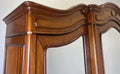 Wardrobe Antique French Mahogany Three Door Mirrored Carved Armoire LOT 61272