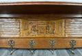 Coat Rack Antique French Carved Oak Wall Mounted 4 Hook Rack Hanger LOT 31083