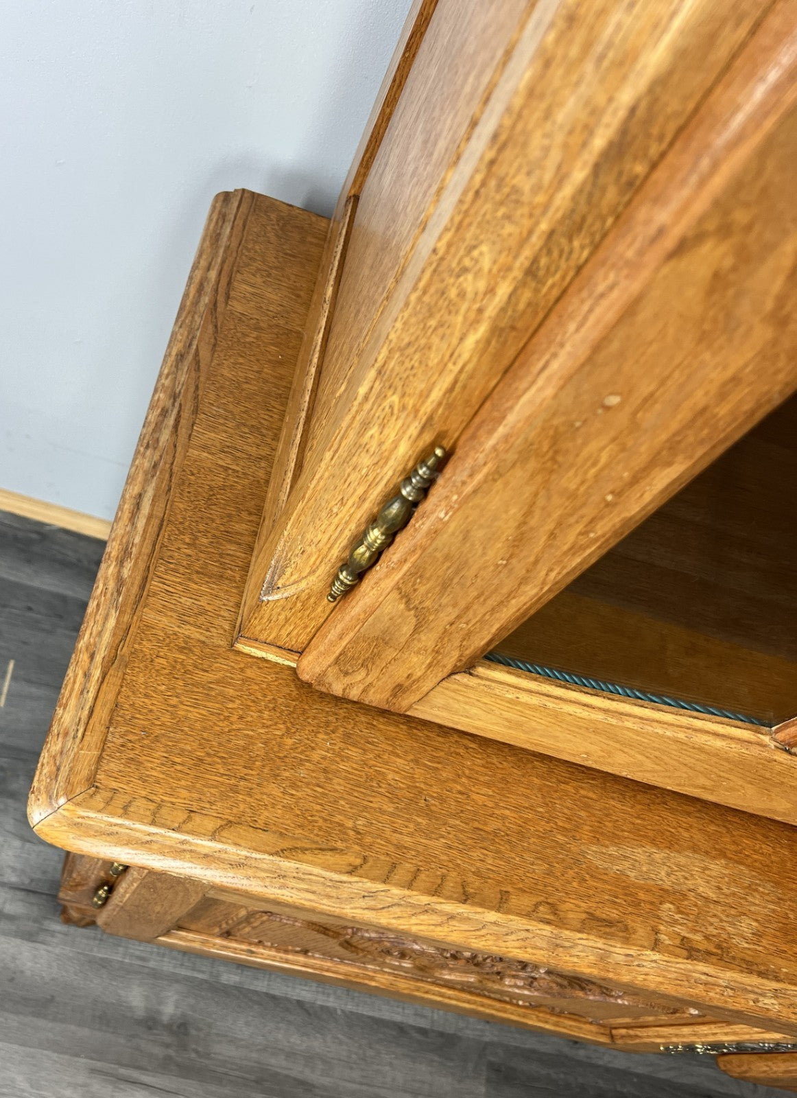 Bookcase Vintage French Louis XIV Style Display Cabinet Sideboard LOT 447911