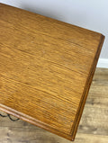 Pair of Bedside Tables Vintage French Louis Oak Nightstands Cabinets LOT 635015