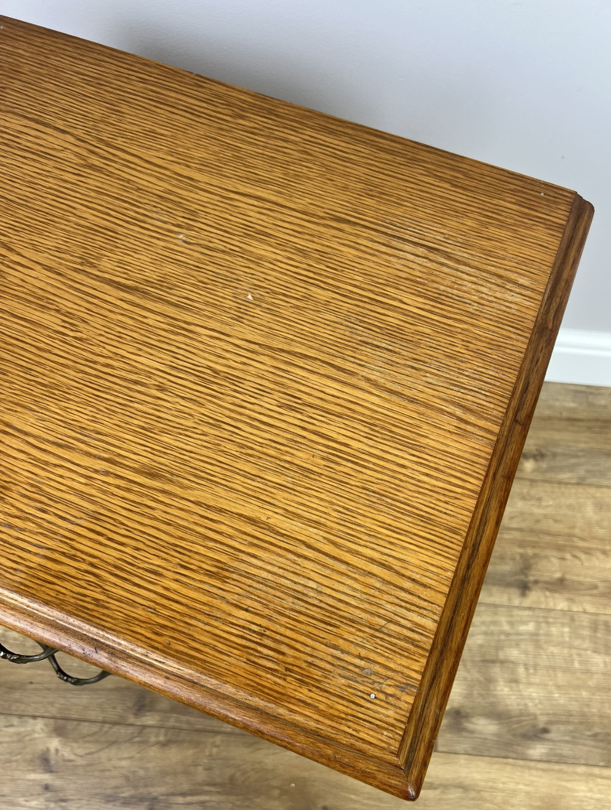 Pair of Bedside Tables Vintage French Louis Oak Nightstands Cabinets LOT 635015