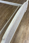 Bed Vintage French King Size Bed Frame Cane Panel Carved Headboard LOT 641010