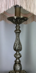 Lamp Vintage French Style Brass Ornate Table Lamp with Shade LOT 30203