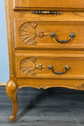 Cabinet Vintage French Louis XIV Style Bureau Sideboard Carved Cupboard LOT 35517