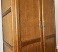 Wardrobe Vintage French Louis XVI Style Oak Two Door Carved Armoire LOT 48526