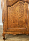 Wardrobe Vintage French Louis XVI Style Oak Four Door Carved Armoire LOT 61058