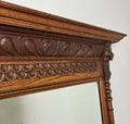 Mirror Antique French Oak Wall Mirror Home Decor Carved Wall Frame LOT 63693