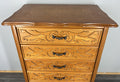 Chest of Drawers Vintage French Louis XVI 5 Drawers Carved Tall Cabinet LOT 45003