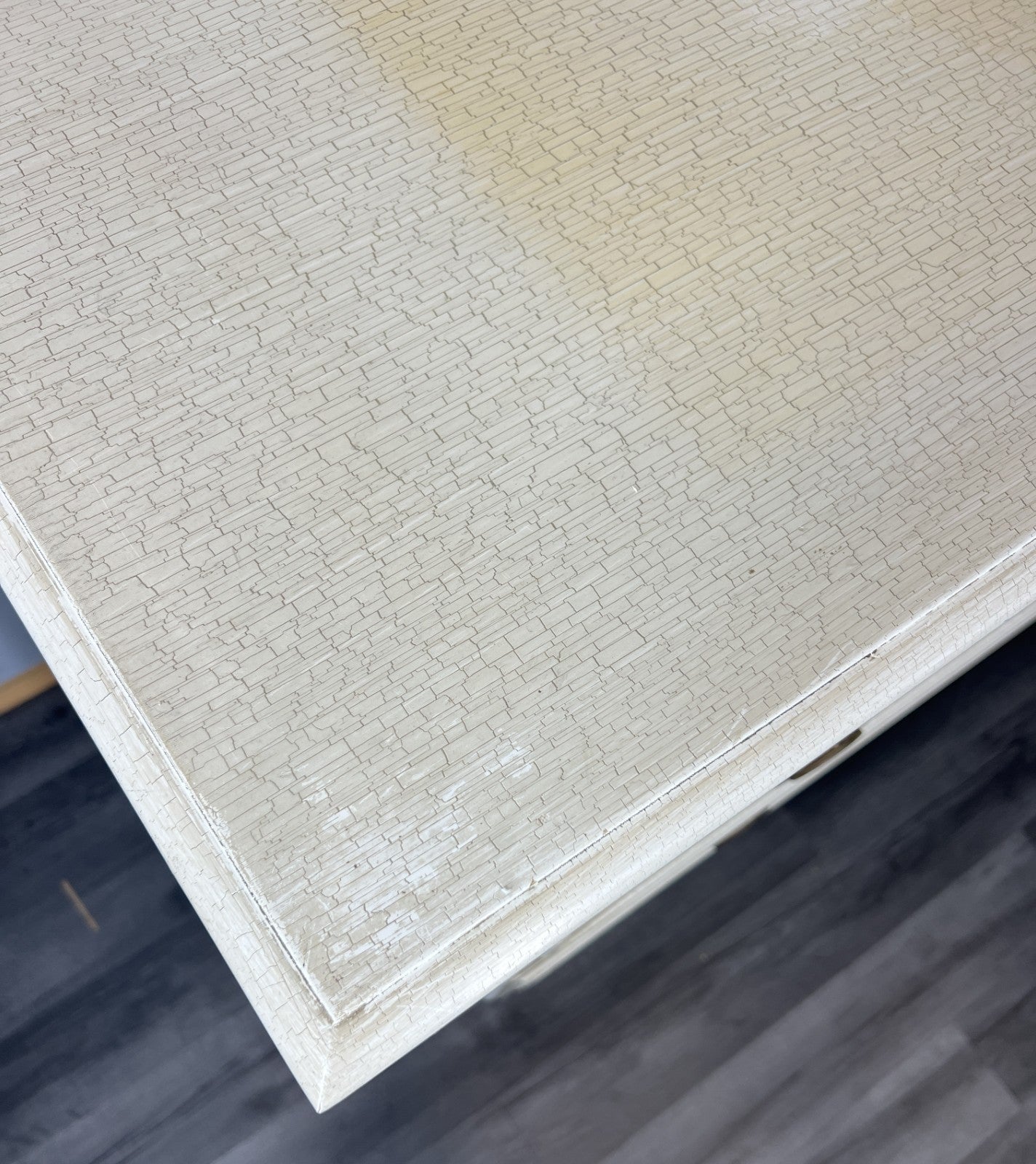 Chest of Drawers Vintage Shabby Chic 3 Drawer Painted Cream Cabinet LOT 44058