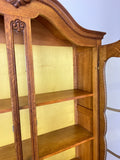 Bookcase Vintage French Louis XVI Oak Display Cabinet Carved Sideboard LOT 628211
