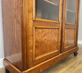 Bookcase Antique French Style Glazed Display Cabinet Walnut Sideboard LOT 6521
