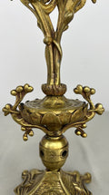 Pair of Candelabras Vintage French Style Ornate 5 Arm Candle Holders LOT 6475