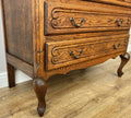 Chest of Drawers Vintage French Louis Oak 3 Drawers Carved Cabinet LOT 62707
