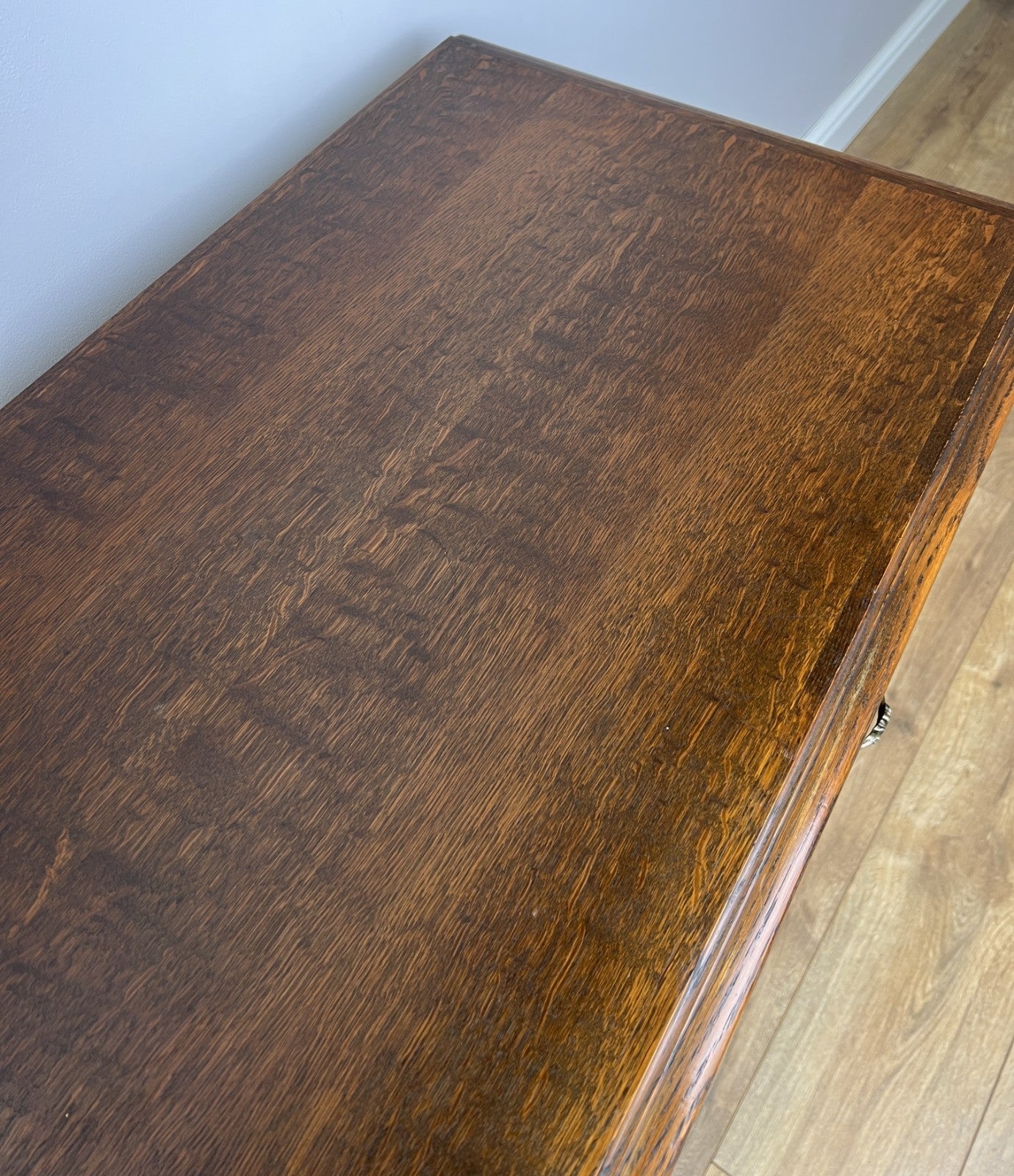 Chest of Drawers Vintage French Louis XVI Style Oak Carved Cabinet LOT 492010
