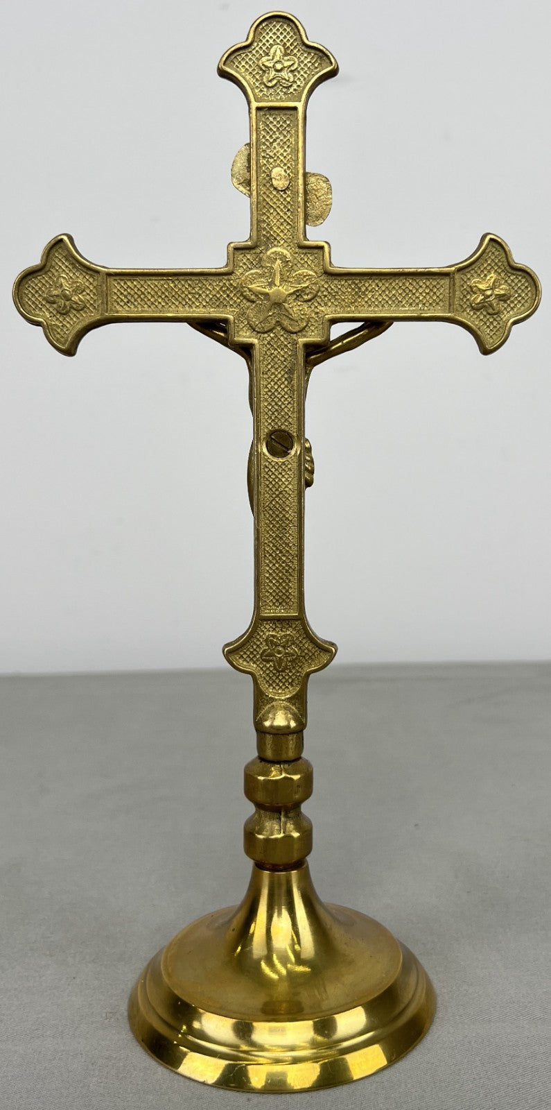 Crucifix Vintage French Style Jesus Christ Standing Religious Cross LOT 64272