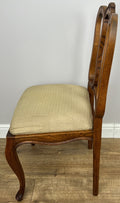 Dining Chairs Vintage French Louis Style Oak Set of 6 Upholstered Seats LOT 634413