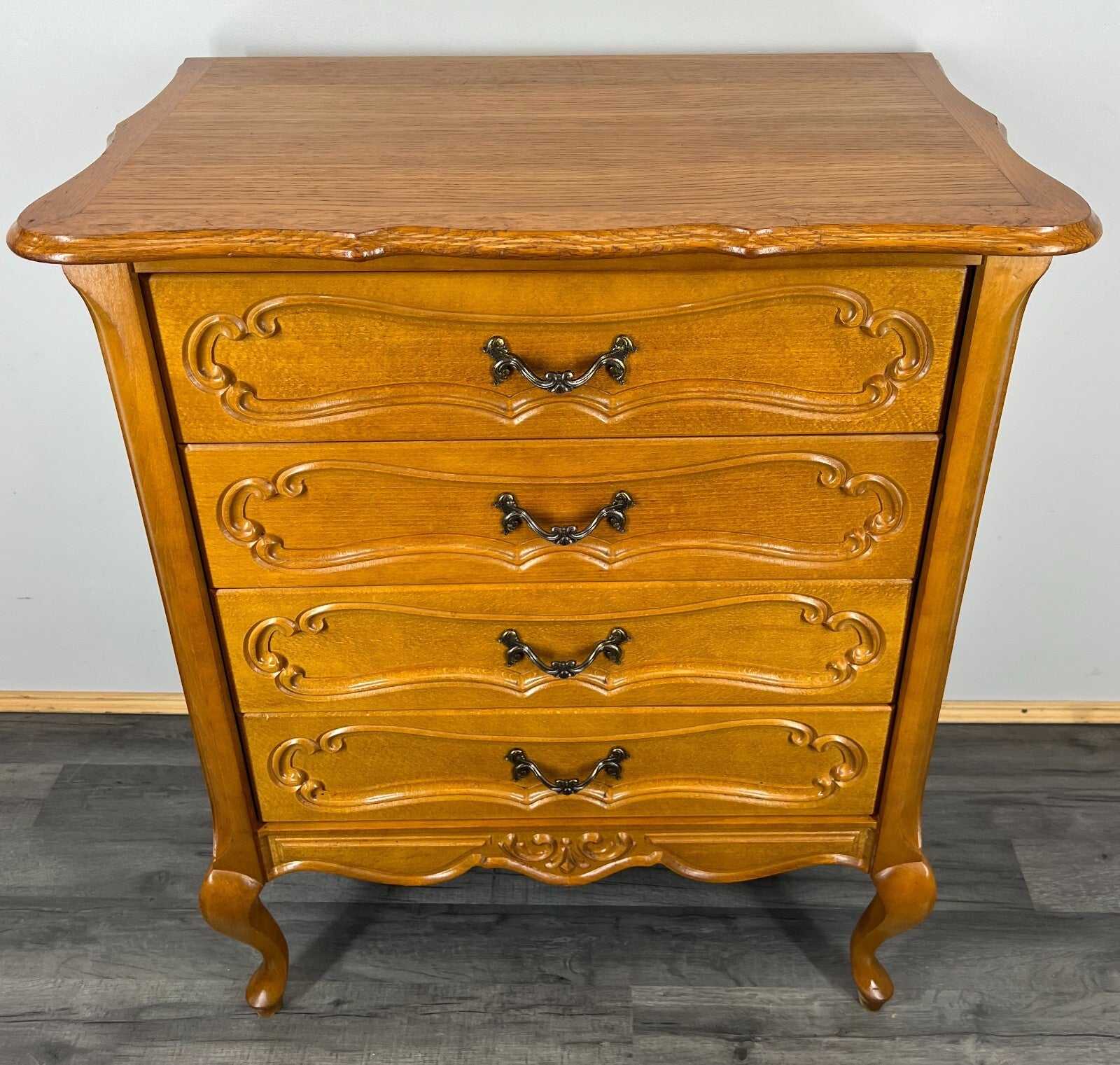 Chest of Drawers Vintage French Louis XIV Cabinet Carved Sideboard LOT 28952