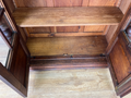 Bookcase Antique French Style Glazed Display Cabinet Oak Sideboard LOT 6545