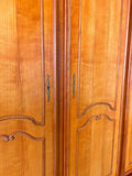 Wardrobe Vintage French Louis XVI Style Five Door Carved Armoire LOT 48455