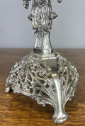 Crucifix Vintage French Style Religious Cross Ornate Stand LOT 46528