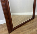 Mirror Antique French Style Oak Arched Carved Large Wall Mirror LOT 6530