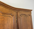 Wardrobe Vintage French Louis XVI Style Oak Four Door Carved Armoire LOT 6500