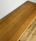 Cabinet Vintage French Louis XVI Style Carved Desk Oak Sideboard LOT 49258