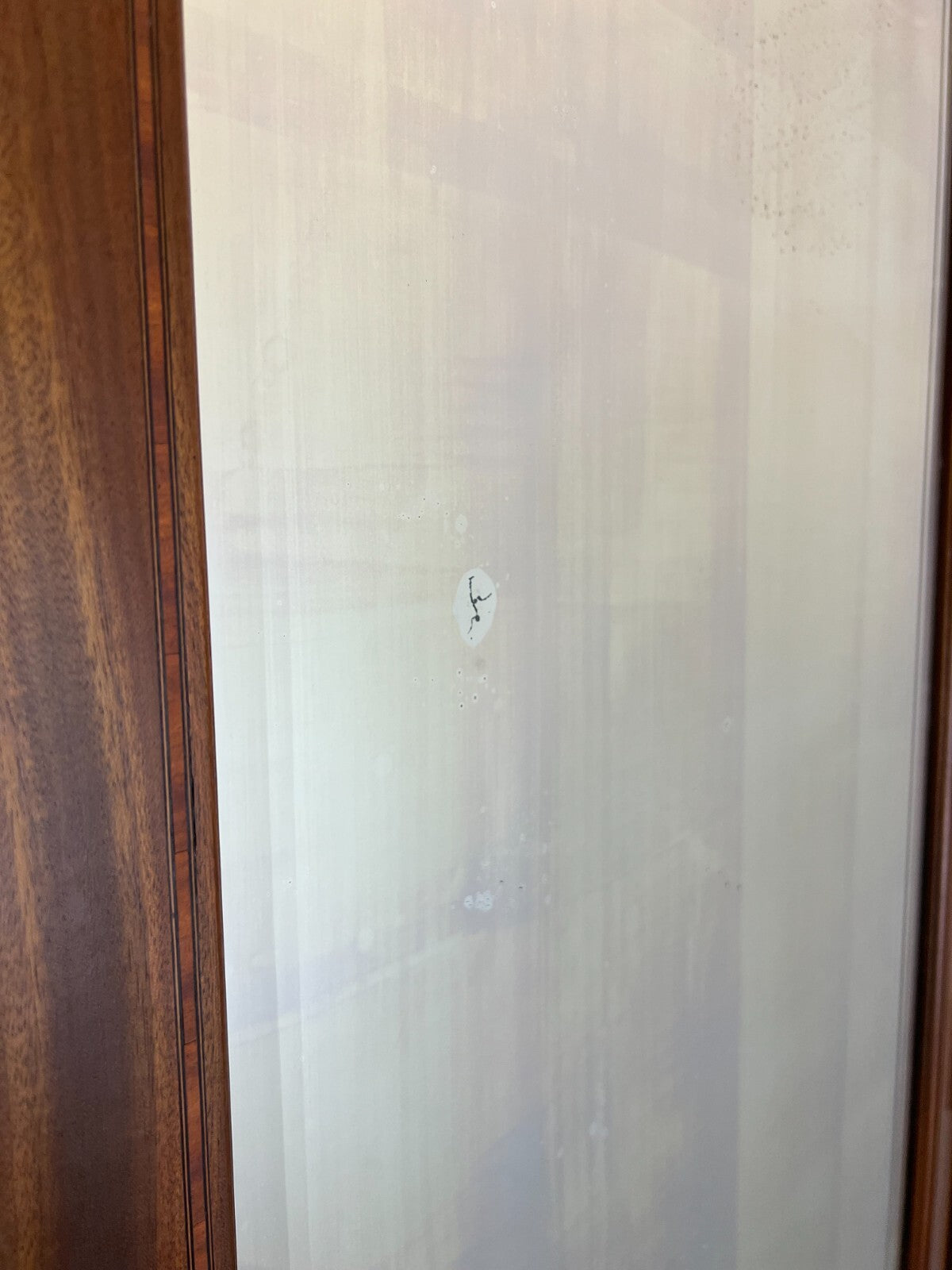 Wardrobe Antique French Style Two Door Mirrored Carved Armoire Cabinet LOT 225314