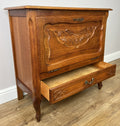 Cabinet Vintage French Louis XVI Style Oak Carved Storage Cupboard LOT 496812