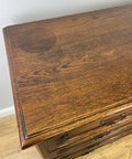 Chest of Drawers Vintage French Louis Oak 4 Drawers Carved Cabinet LOT 6527
