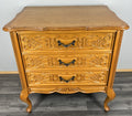 Chest of Drawers Vintage French Louis XVI 3 Drawers Ornate Cabinet LOT 44320