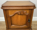 Pair of Bedside Tables Vintage French Louis Style Nightstands Cabinets LOT 62165