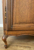 Wardrobe Vintage French Louis XVI Style Oak Four Door Carved Armoire LOT 61136