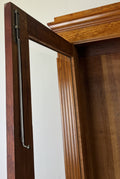 Bookcase Antique French Style Glazed Display Cabinet Walnut Sideboard LOT 6521
