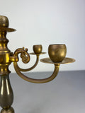 Candelabra Vintage French Style Brass Five Arm Candle Holder LOT 51589