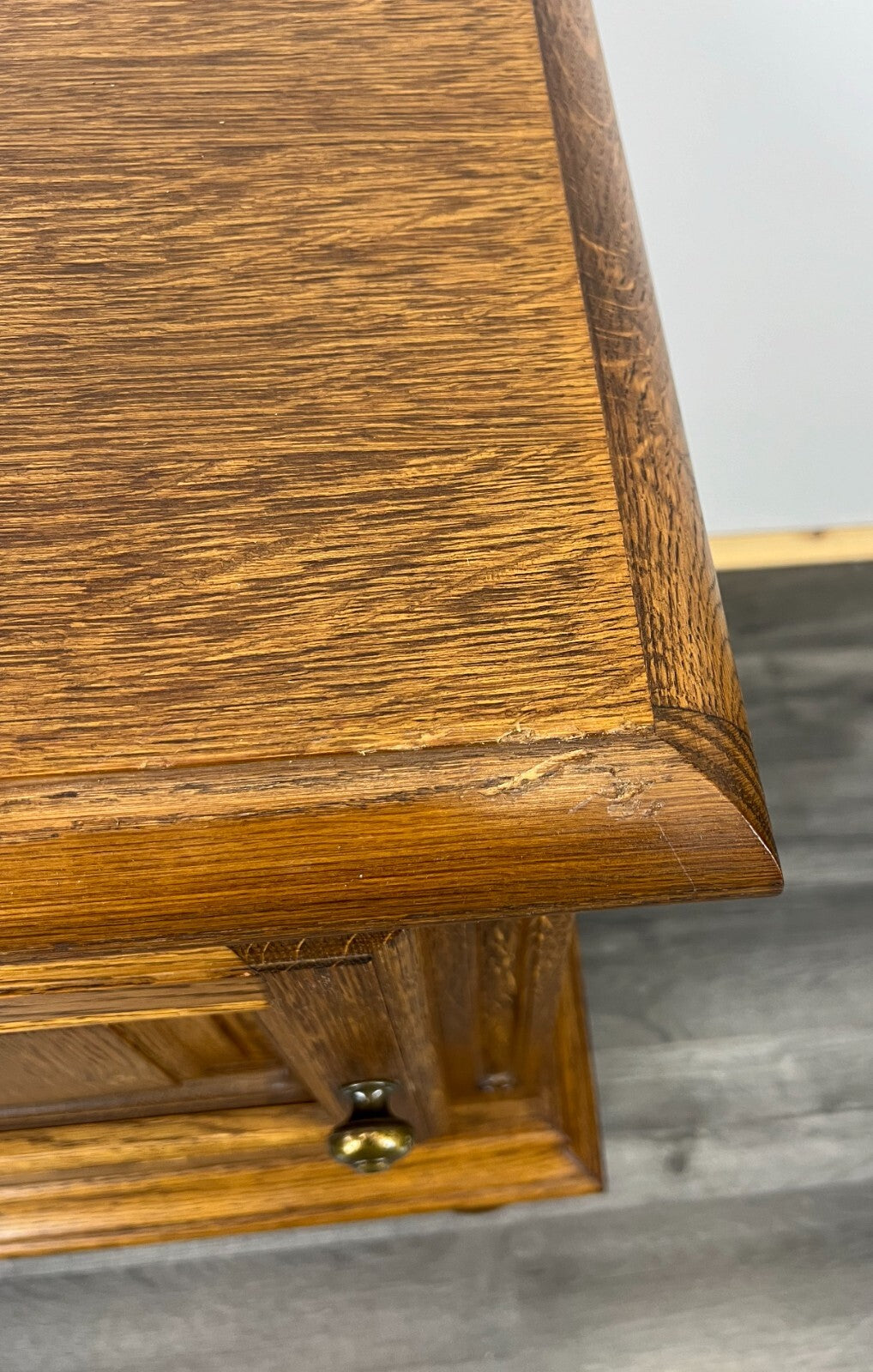 Pair of Bedside Tables Vintage French Style Cupboards Carved Cabinets LOT 28977
