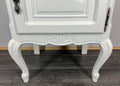 Pair of Bedside Tables Antique French Style Shabby Chic Carved Cabinets LOT 29865