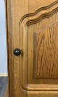 Bedside Table Vintage French Style Cupboard Carved Cabinet Storage LOT 5903
