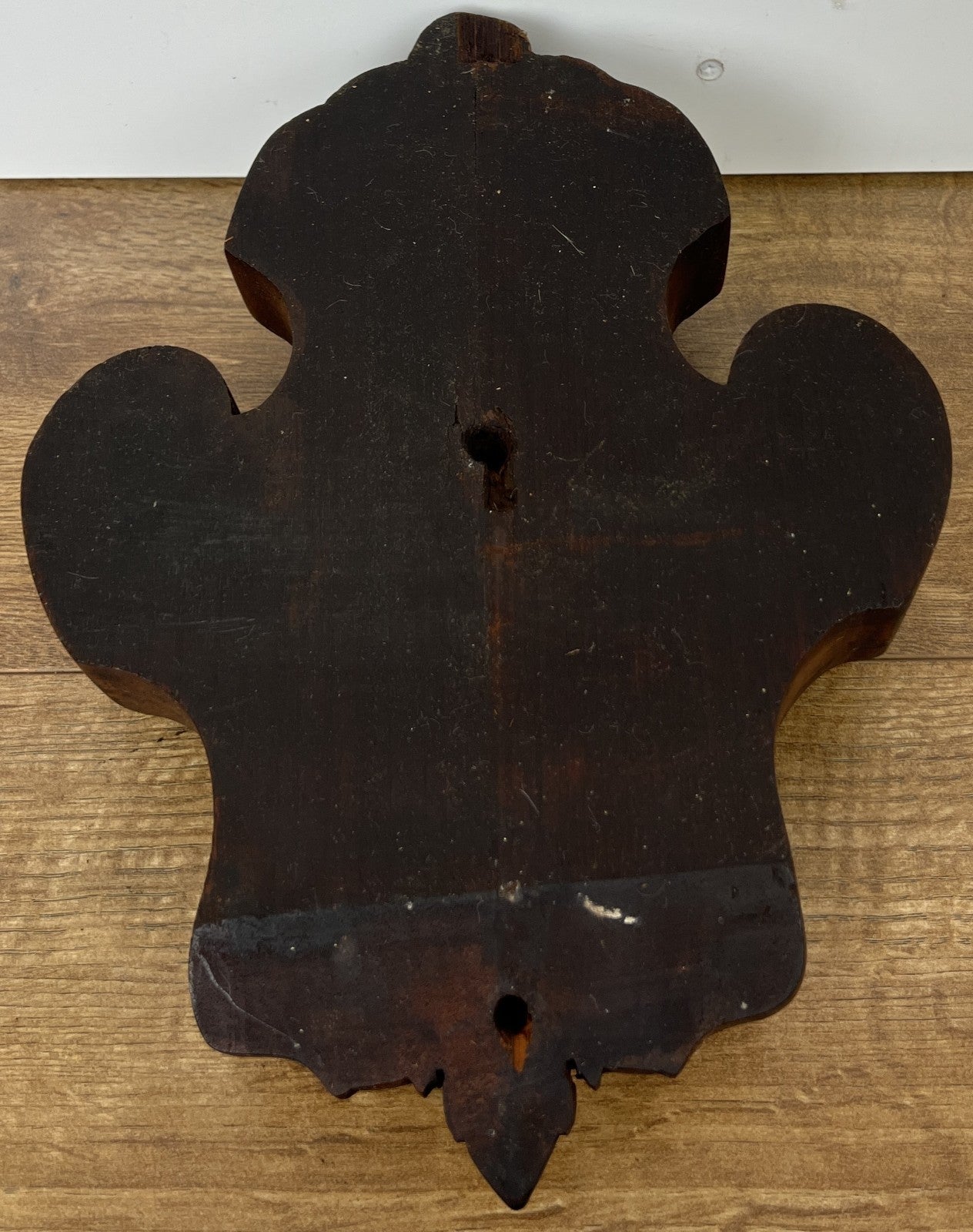 Pediment Antique French Style Walnut Hand Carved Decorative Crest LOT 61784