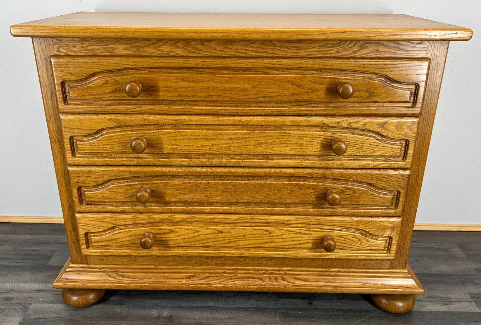Chest of Drawers Vintage French Style 4 Drawer Cabinet Carved Sideboard LOT 31901