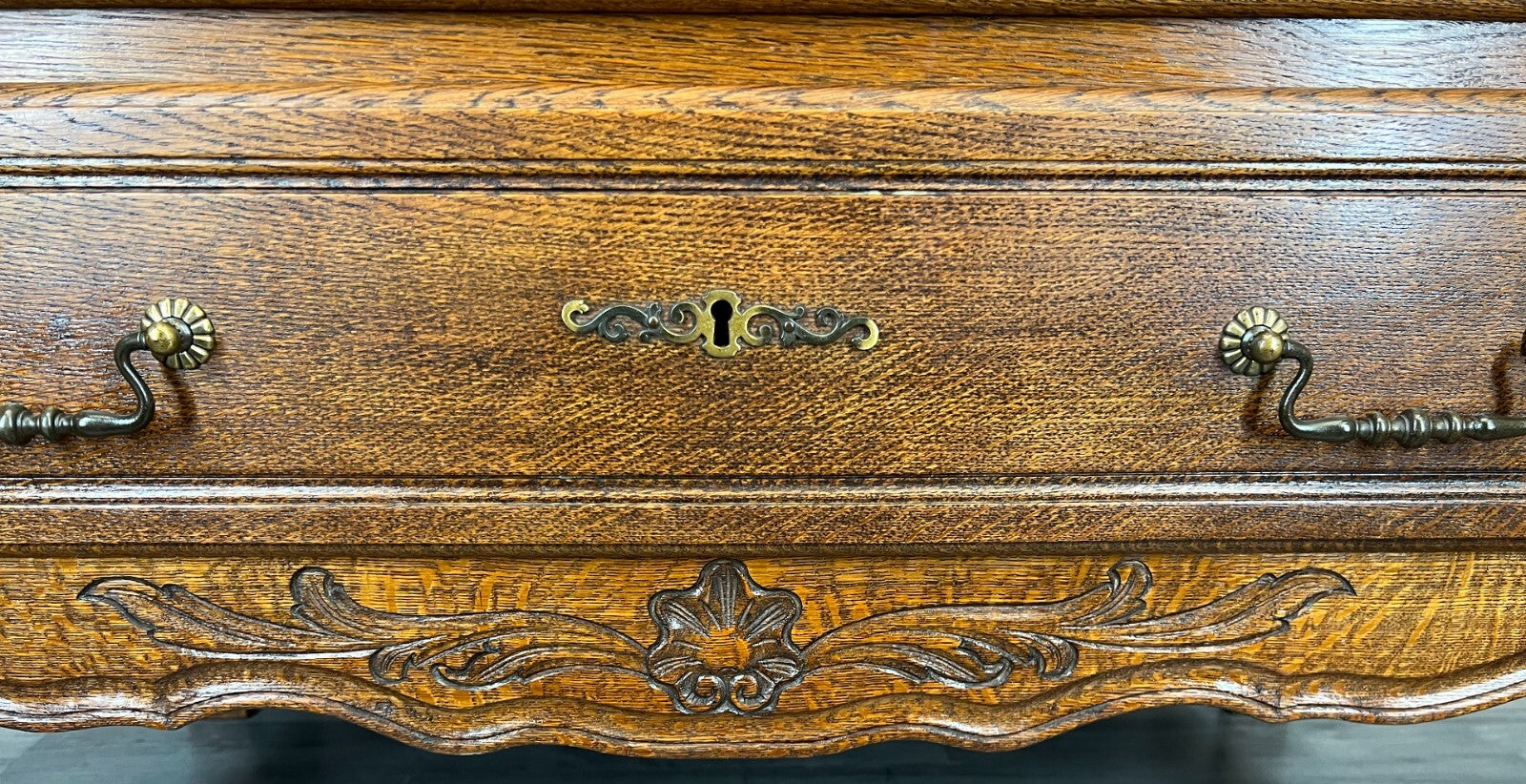 Secretaire Writing Desk Antique French Style Bureau Drop Front Cabinet LOT 35239
