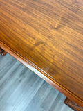 Cabinet Vintage French Louis Style Carved Desk with Storage Sideboard LOT 4054