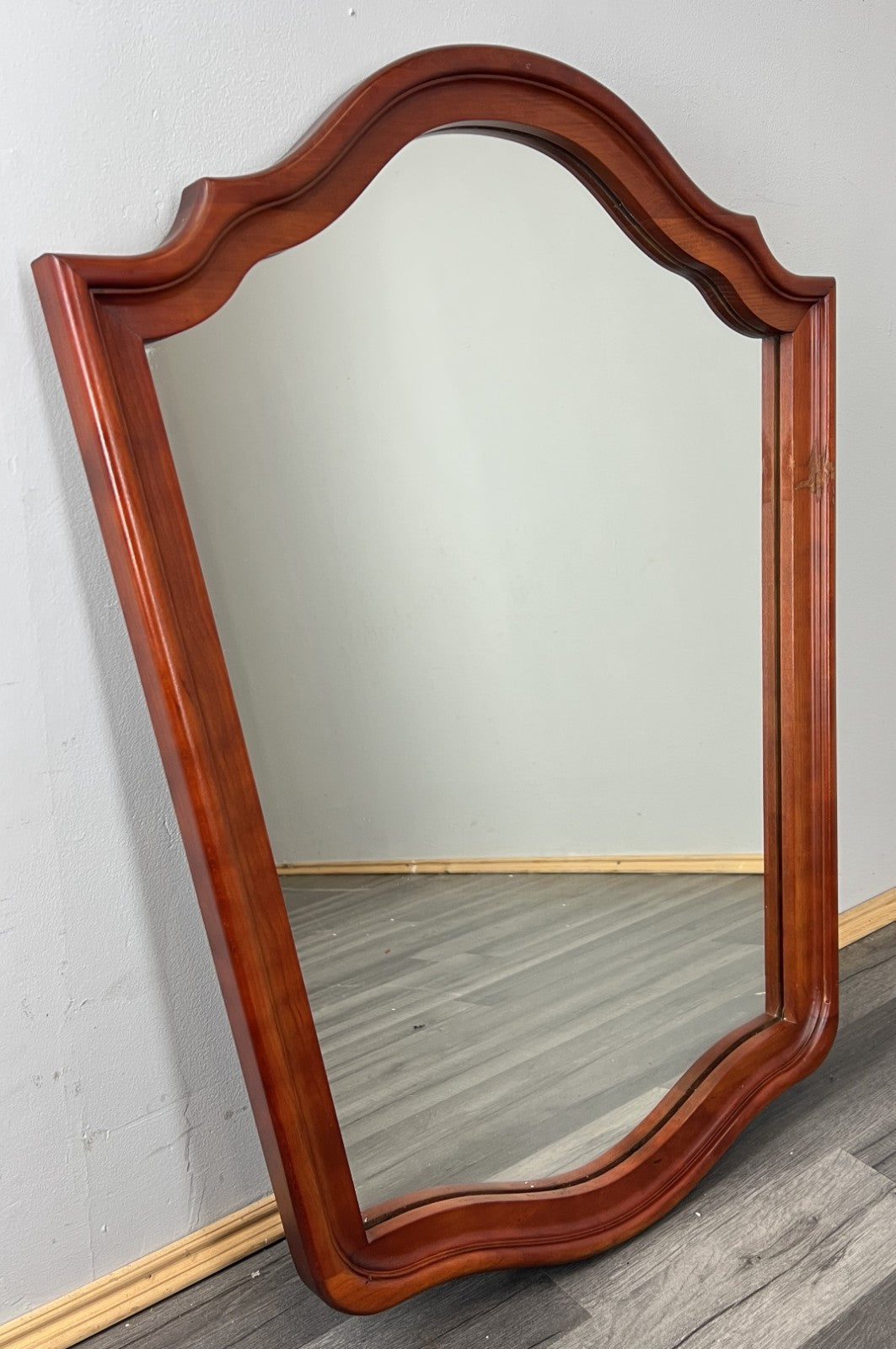 Vintage French Wall Mirror with Carved Frame Wall Decor LOT 45280