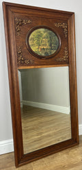 Wall Mirror Antique French Style Oak Carved Ornate Wall Frame LOT 608811