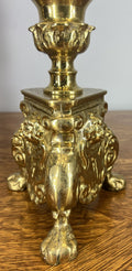 Candelabras Vintage French Style Pair Ornate Brass 52 cm Candlesticks LOT 46591
