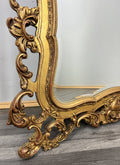 Vintage French Style Carved Wall Mirror Ornate Wall Frame LOT 45322
