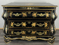 Cabinet Vintage French Style Painted Floral 3 Drawer Chest Sideboard LOT 43971
